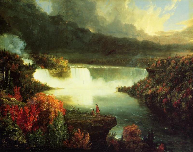 Thomas Cole Niagara Falls Spain oil painting art